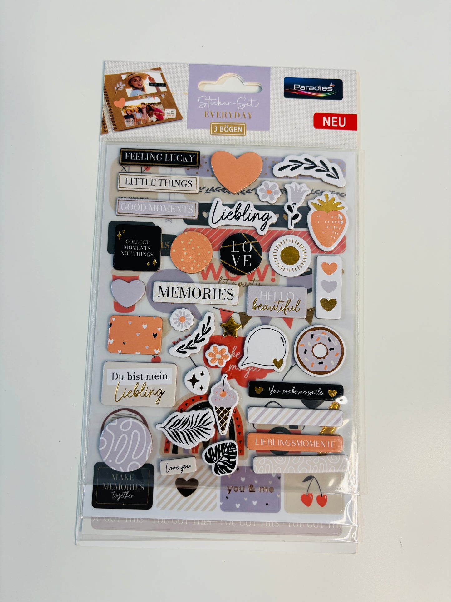 Relief Sticker Sheet (Everyday)