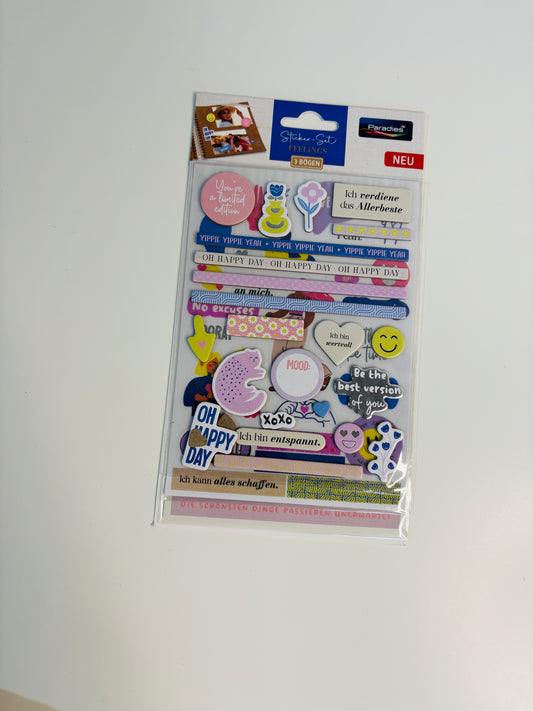 Relief Sticker Sheet 2 (Emotions)