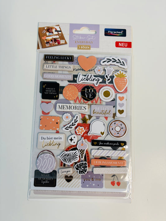 Relief Sticker Sheet (Everyday)